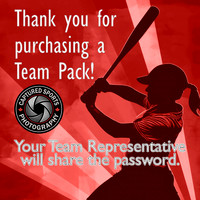 Girls Softball - Thank you for purchasing a team pack - Red