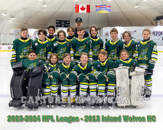 2013 Island Wolves Team Photo
